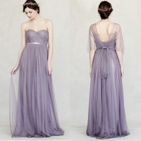 Lilac Jenny Yoo Annabelle Bridesmaid Dress Sz 6 - Picture 1 of 6